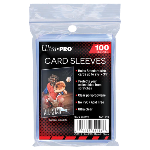 Ultra Pro - Standaard card sleeves (100 stuks)