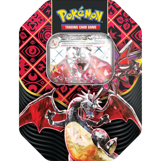 Pokemon - Scarlet & Violet Paldean Fates ex Tin: Charizard ex
